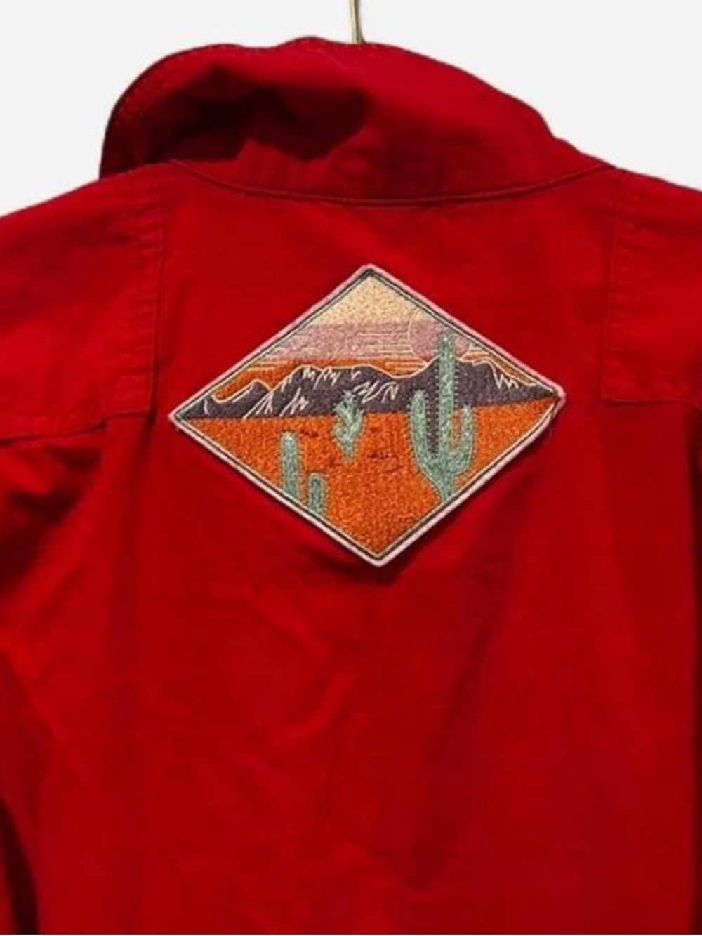RARE Free People Lena Flight Utility Jumpsuit Red - Picture 9 of 10